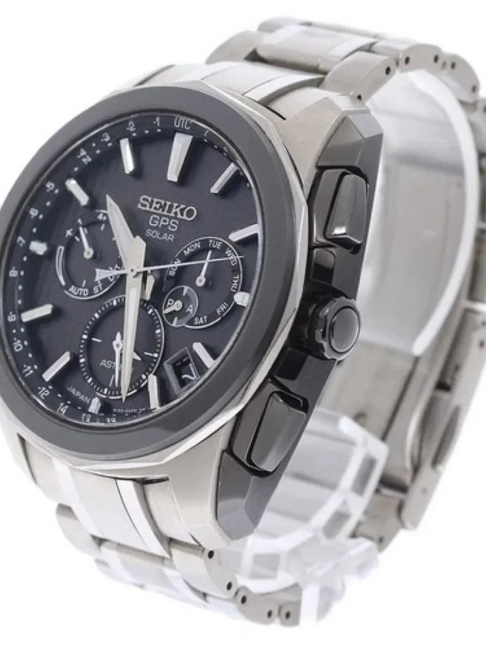 SEIKO Astron SBXC029/5X53-0AL0 Solar Powered Radio Men's Watch_957715